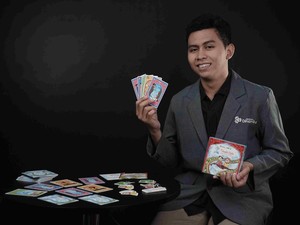Kreatif! Mahasiswa STIKOM Surabaya Bikin Permainan Kartu untuk Belajar Ilmu Tajwid