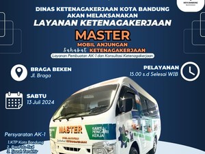 Ada Mobil MASTER di Braga, Bisa Bikin Kartu Pencari Kerja!