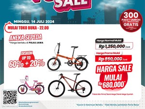 Murah Banget! Beli Sepeda di Transmart Full Day Sale Cuma Segini