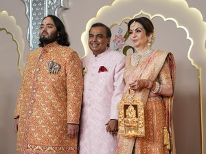 Anant Ambani Kenakan Bros Gajah Senilai Rp 27 Miliar di Acara Pernikahannya