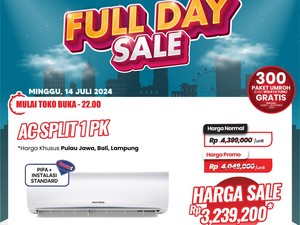 AC Split 1 PK Transmart Full Day Sale Ada Diskon Nih!