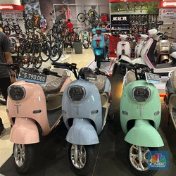 Murah! Motor Listrik di Transmart Rp 5 Jutaan, Lengkap STNK-BPKB-Nopol