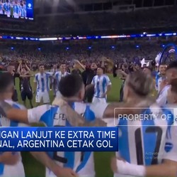 Argentina Juara Copa America 2024, Menang Tipis 1-0 Lawan Kolombia