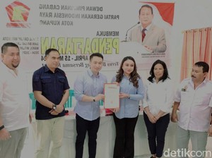 Gerindra Resmi Usung Cristian Widodo-Serena Francis di Pilwalkot Kupang