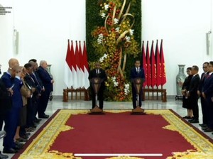 Jokowi-PM Papua Nugini James Marape Teken MoU Angkutan Lintas 2 Negara