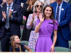Kate Middleton Dapat Standing Ovation di Wimbledon, Reaksi Putrinya Disorot