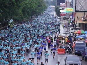 Riau Bhayangkara Run Aman, Polisi: Berkat Dukungan Masyarakat