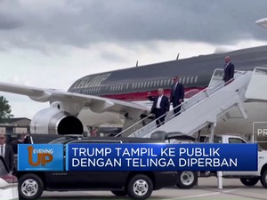Selamat Dari Tragedi Penembakan, Trump Tampil Dengan Telinga Diperban