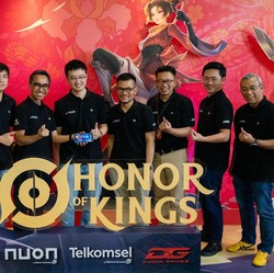 Nuon & Telkomsel Gelar Peluncuran Honor of Kings GraPARI Corner
