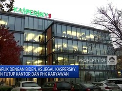 Konflik Dengan Biden, Kaspersky Tutup Kantor dan PHK
