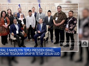 5 Nahdliyin Temui Presiden Israel, Jokowi Minta Tanyakan ke PBNU