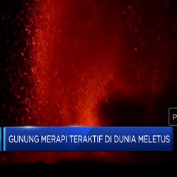 Video: Gunung Merapi Terkaktif di Dunia Meletus