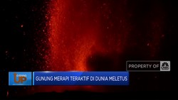 Video: Gunung Merapi Terkaktif di Dunia Meletus