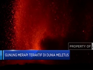 Video: Gunung Merapi Terkaktif di Dunia Meletus