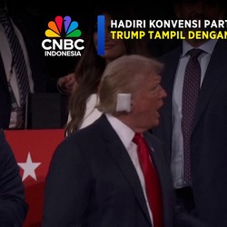 Hadiri Konvensi Partai Republik, Trump Tampil Dengan Perban di Telinga