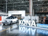 Penampakan Mobil Listrik Hyundai KONA Electric Made in Cikarang
