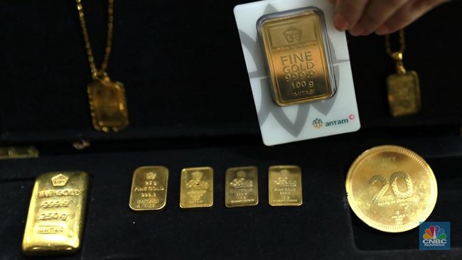 Harga Emas Antam Hari Ini Turun Lagi Rp 2.000, Saatnya Beli?