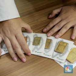 Breaking! Harga Emas Antam Logam Mulia Turun Rp10.000 Hari Ini