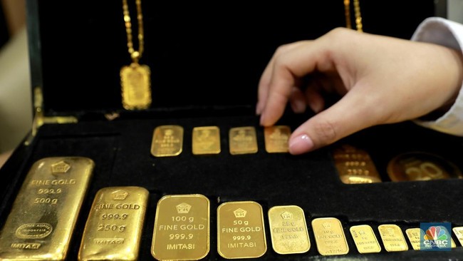 Harga Emas Antam Logam Mulia Hari Ini Jatuh Rp 20.000