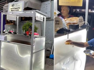 Keren! Mesin Pani Puri Ini Dijuluki Datang dari 2050