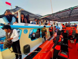 KLM Santri Alami Patah Kemudi di Perairan Selayar, Semua Penumpang Selamat