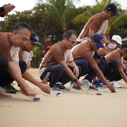 Perkuat Komitmen ESG, Finnet Lakukan Pelepasan Tukik di Bali