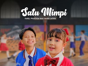 Trending! Ini Lirik Lagu Satu Mimpi Farel Prayoga feat Vania Latifa