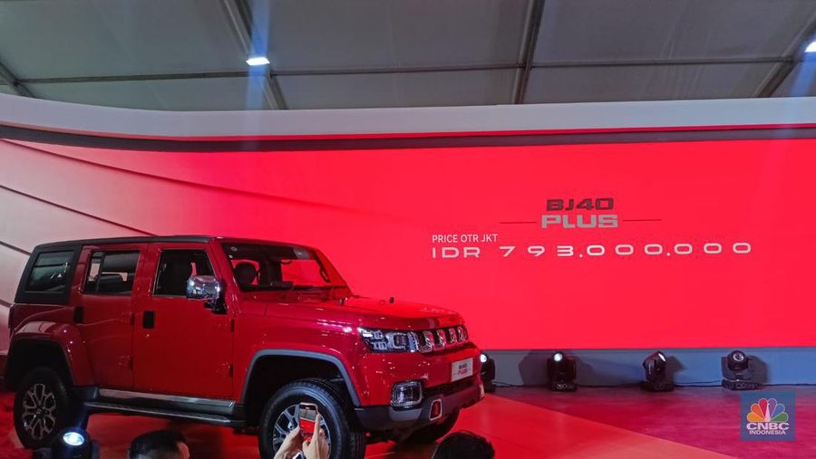 Grand Louncing Of BAIC Indonesia di dalam acara GAIKINDO Indonesia International Auto Show (GIIAS) 2024 di Tangerang, Banten, Rabu (17/7/2024). (CNBC Indonesia/Ferry Sandi)