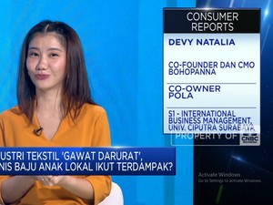Industri Tekstil 'Gawat Darurat', Bisnis Baju Anak Lokal Terdampak?