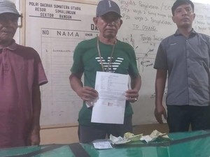 Pungli Sopir Truk, 2 Kakek di Simalungun Diamankan