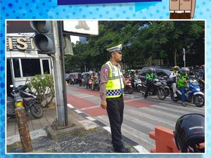 Lalin Salemba Arah Senen Jakpus Macet Pagi Ini
