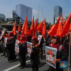 Efek Aksi Demo Buruh Hari Ini, Jalan Rute Ini Mulai Ditutup