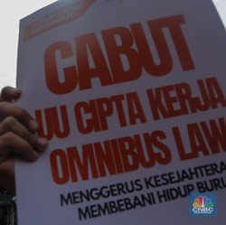 Hindari Lokasi Ini! Massa Buruh Mau Demo Tolak UU Cipta Kerja