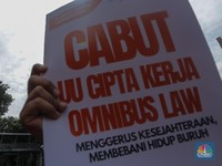 Hindari Lokasi Ini! Massa Buruh Mau Demo Tolak UU Cipta Kerja