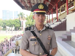 Michael Josua, Anak Sopir Dilantik Jokowi Jadi Perwira Remaja Polri