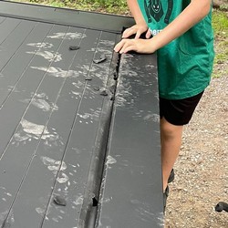 Truk Rp 5,6 Miliar Tesla Mirip Tempat Sampah, Bolong Digerogoti Hewan