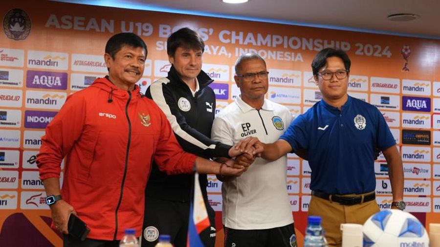 Tim U-19 Indonesia asuhan pelatih kepala Indra Sjafri akan memulai petualangan mereka di turnamen ASEAN U-19 Boys Championship 2024, Senin (17/7) melawan Filipina di Stadion Gelora Bung Tomo, Surabaya. (Dok. PSSI)