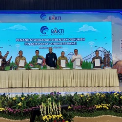 BAKTI Gandeng 30 Pemda Tandatangani Perjanjian Pinjam Pakai Lahan
