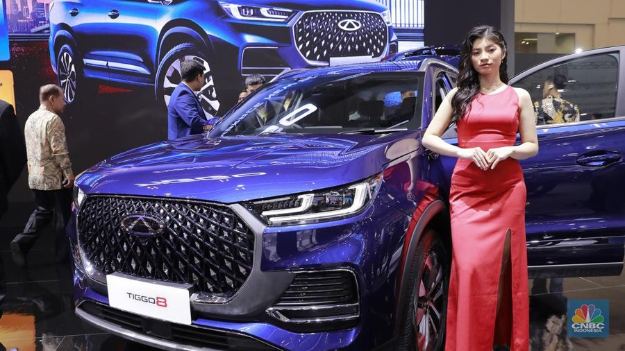 Brand asal China ini debut dengan memperkenalkan Jetour Dashing dan Jetour X70 Plus yang akan dijual di Indonesia di tahun 2024. (CNBC Indonesia/Muhammad Sabki)