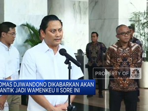 Thomas Djiwandono Dikabarkan Akan Dilantik Jadi Wamenkeu II Sore Ini