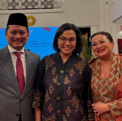 Sri Mulyani: Congratulation Mas Tommy!