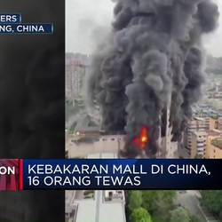 Video : Kebakaran Mal di China, 16 Orang Tewas