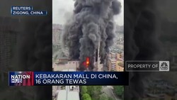 Video : Kebakaran Mal di China, 16 Orang Tewas