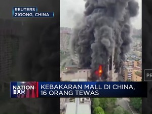 Video : Kebakaran Mal di China, 16 Orang Tewas