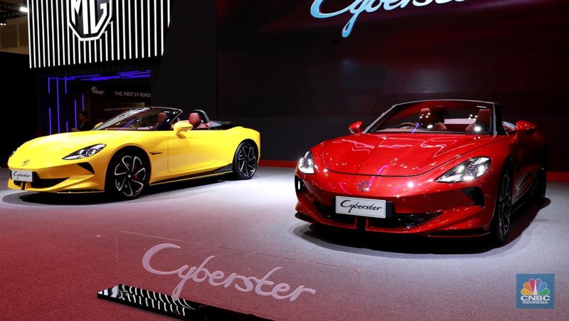 Brand asal China ini debut dengan memperkenalkan Jetour Dashing dan Jetour X70 Plus yang akan dijual di Indonesia di tahun 2024. (CNBC Indonesia/Muhammad Sabki)