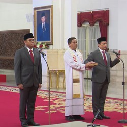 Resmi! Jokowi Lantik Sudaryono Jadi Wamentan Gantikan Harvick