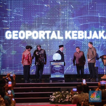 Prabowo & Airlangga Luncurkan Geoportal Kebijakan Satu Peta 2.0