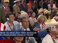 Video : Perban Telinga Jadi Tren Aksesori Terbaru Pendukung Trump