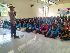 MPLS di Bojonegoro Diisi dengan Edukasi Bahaya Narkoba hingga Tertib Lalin