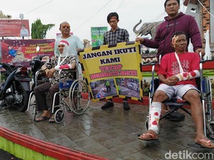 Tampilkan Korban Laka, Polresta Bandar Lampung Sosialisasi Tertib Lalu Lintas